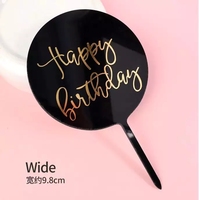 Heiß begehrte Premium-Kuchendekorationen aus Acryl, runde Buchstaben für Hochzeitsjubiläum, Geburtstag, Kuchendekorationen.