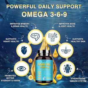 OEM/ODM วิตามินอีและดี3 เสริมสร้างสุขภาพสมอง ข้อต่อ และดวงตา สูตรเข้มข้น โอเมก้า3 น้ำมันปลาแบบซอฟเจล ตัวอย่างฟรี - Product Image 4