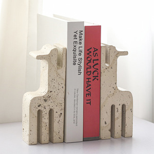 Ornement de stand de livres en forme d'élisar abstrait, style moderne, luxe léger, Silly Wind Dongshi, pour décoration de pièce modèle - Product Image 1