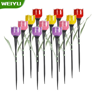 Lámpara Solar de Jardín Weiyu con Forma de Tulipán, Impermeable, Automática, Encendido/Apagado al Anochecer/Amanecer, para Exteriores, Patio, Césped, Nocturna - Product Image 4