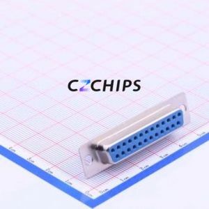 D-DB0025PF-A000 D-Sub/VGA Connector Connector Standard D-Sub Female 25P Solder Wire Type - Product Image 1