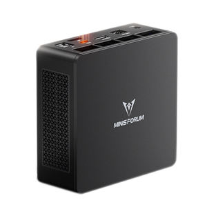 มินิพีซี MINISFORUM UM870 Slim รุ่น 7 8745H R5 7640HS DDR5 USB4.0 2.5G LAN WiFi6E คอมพิวเตอร์เล่นเกมประสิทธิภาพสูง UM870 AMD Ryzen 7 8 - Product Image 1