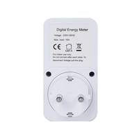 DDS105-EU Prise programmable intégrée 16A 230V 7 jours avec écran LCD pour le suivi des coûts et la planification de la consommation d'énergie