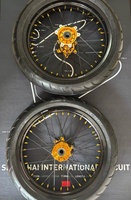Roues Supermoto Surron Light Bee LBX EM01 personnalisées de 17 pouces, moyeux CNC sur mesure, pneus CST 6577 70/90-17 90/80-17 pour moto électrique tout-terrain