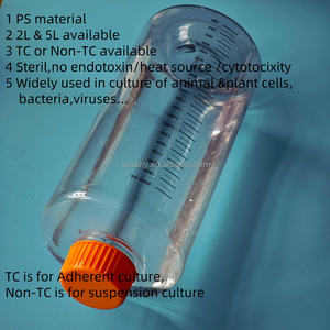 ขวดลูกกลิ้งเซลล์ห้องปฏิบัติการ850 1750 2L 5L การเพาะเลี้ยงเซลล์ช่วงล่าง - Product Image 2