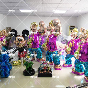 ประติมากรรมป๊อปอายขนาดใหญ่กลางแจ้งสุดหรูหราจากแกลเลอรีโครม รูปปั้นป๊อปอายตั้งพื้นขนาดใหญ่ รูปปั้นป๊อปอายโมโนโพลีสูง 6 ฟุต ประติมากรรมป๊อปอายสไตล์ป๊อปอาร์ต - Product Image 4