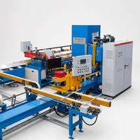 Table de refroidissement pour extrusion d'aluminium 2700T, 90KW, 380V, avec table de dévidage PLC et ligne de convoyage avec tireur pour le marché africain