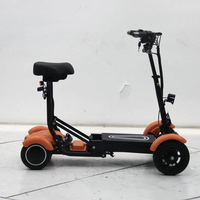 Scooter pliable homologué CE EEC COC avec siège, véhicule de transport portable