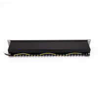 Panel de Conexiones de Datos Cat6/Super Cat6 UTP Sin Blindaje 24/48 con Conexión a Tierra, Solución de Gabinete de Red Industrial
