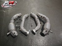 Tuyau d'échappement avant catalysé KM SS304 pour Mercedes AMG GT63 C192 4.0T V8 AWD 2024+ – Conception OPF à haut débit avec isolation thermique