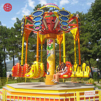 Sillas Voladoras Giratorias de Parque de Atracciones Extremas, Tipo Jet Espiral, en Venta