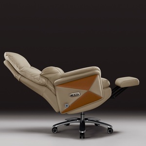 New Style <b>Zero</b> <b>Gravity</b> Executive Leather Recliner <b>Chair</b> Modern Furniture Lift With Foot Pad Adjustable Headrest Office P198-M Of - Product Image 4