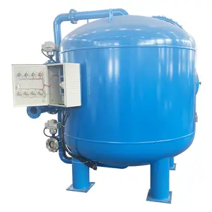 Automatic backwash 50m3/hr Multimedia sand carbon filter to remove odours and gaseous contaminants