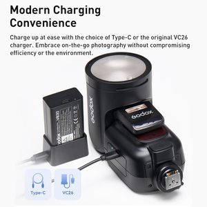 Flash <span class=keywords><strong>Speedlite</strong></span> <span class=keywords><strong>V1</strong></span> Pro V1pro-s/c/n/f/o pour appareils photo Fuji, version mise à jour - Product Image 4