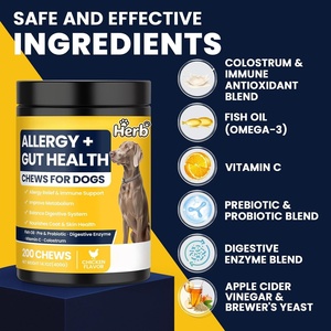 ODM/OEM Marca Privada, Golosinas Masticables Nutricionales para Perros con Soporte Inmunológico y Digestión Sensible, Absorción Rápida, Aceite de Pescado, Vitaminas y Minerales - Product Image 3