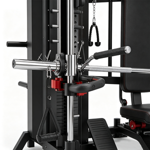 Multi-Functional Commercial Smith Machine Cable <b>Rack</b> Cable Crossover Exercise Stainless Steel HANDSOM HS-6820 140kg <b>Weight</b> Stack - Product Image 4