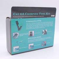 LINKSHIRE 7018K Kits d'outils réseau Kit d'outils d'installation réseau professionnel Kits d'outils de sertissage avec boîte