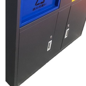Zhongcheng Solar Powered Smart Trash Can 107x40x96mm Dual <b>Bin</b> Recycling With <b>Sensor</b> For Municipal Street Use - Product Image 3