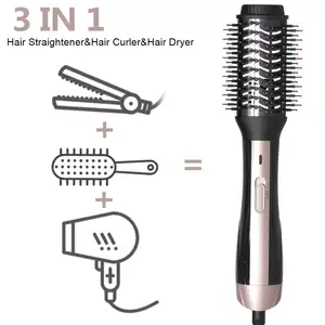 1000W Styler Attachment Round Blow One-Step 2 in 1 hair dryer and comb brush