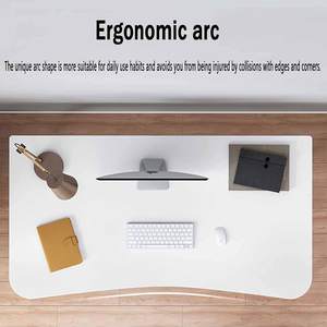 โต๊ะไม้สำหรับบ้านสำนักงานโต๊ะเขียนหนังสือที่ทันสมัยพร้อมชั้นเก็บของโต๊ะคอมพิวเตอร์ขนาดกะทัดรัด - Product Image 3