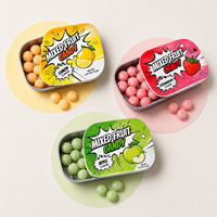 Bonbons durs pressés certifiés Halal, saveur fruitée acidulée, multicolores, en vrac, vente en gros, OEM