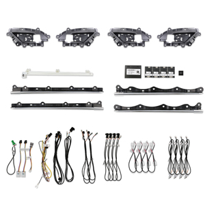 19 Nguồn Sáng Đèn Nội Thất 64 Màu Được Chiếu Sáng Kiểu Dáng Xe LED Ánh Sáng Xung Quanh Cho TOYOTA Camry 2021 - Product Image 6