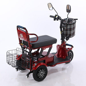 Triciclo eléctrico de tres ruedas Lt-E3 con motor de 48v12ah, alcance de 40 km para desplazamientos, con cesta y portaequipajes trasero. - Product Image 2