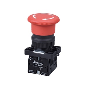 Công tắc nút nhấn 22mm Máy LAY5-ES542 đẩy kéo dừng khẩn cấp nút bảo vệ nút chuyển đổi - Product Image 1