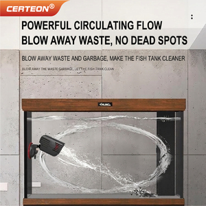 Bomba generadora de olas de doble cabezal para acuario con ventosa circulación silenciosa 220V 6W 40W bomba de circulación - Product Image 4