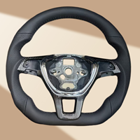 Accessoires intérieurs pour VW Golf 7/MK7/Jetta/Passat/B8/Polo//GTI/Amarok/V6/T6 Volant en cuir et fibre de carbone Plug and Play