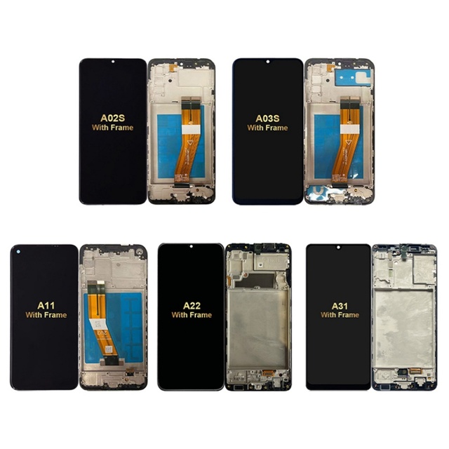 Mobile Phone Lcds Screen Replacement Display for Samsung A02S A03S A11 A22 A31 A10 A30 A03s A20 Touch Screen Digitizer Assembly