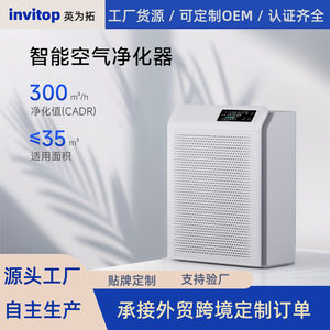 Purificateur d'air intelligent avec filtre HEPA H13, contrôle par application Wi-Fi, 60W, pour pièce de moins de 200 pieds carrés, avec affichage de la qualité de l'air - Product Image 4