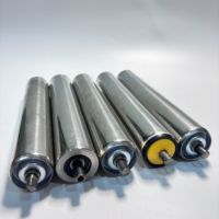 Rouleaux, pignons et tambours en acier inoxydable galvanisé pour lignes de production, disponibles sur mesure.