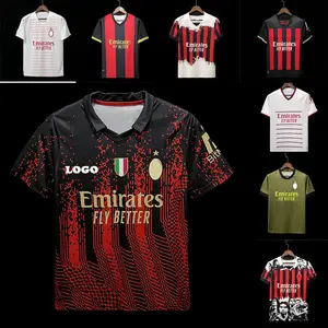 23-24 soccer jerseys acm kids clothing men's training suits Italian club football jersey uniforms custom polyester quick-drying