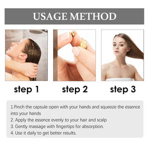 Vente en gros d'ingrédients naturels et biologiques Capsule d'épaississement des cheveux au gingembre améliorant la densité globale des cheveux - Product Image 3