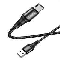 Kabel Data Pengisian Daya HOCO X50 yang Luar Biasa untuk Kabel Data Pengisian Cepat USB Paduan Aluminium Tipe-C