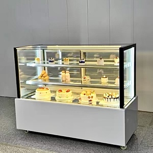 Nuovo Stile Vetrina Refrigerata Multistrato per Pasticceria, Espositore da Banco Refrigerato per Torte, Congelatore per Esposizione Torte - Product Image 6