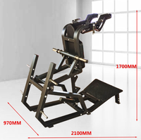 Machine Hack Squat – Entraînement de force des muscles des jambes et des hanches avec exercices pour le dos et la poitrine, caractéristiques de sécurité pour usage domestique et commercial