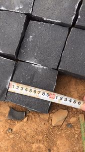 Gạch Lát Đá Cuội Màu Đen Gạch Lát Đường Lái Xe Giá Rẻ Đá Lát Đá Granite Lát Đá Bazan Cube - Product Image 5