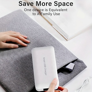 Venta al por mayor OEM personalizado 40W <span class=keywords><strong>Multi</strong></span> USB cargador 8 puertos adaptador de cargador de teléfono móvil LVD pantalla Muti función Usb cargador de teléfono - Product Image 6