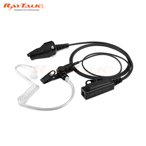 Casque radio FBI avec tube acoustique, écouteur bidirectionnel avec conception ENC sur l'oreille pour Motorola APX1000 APX8000 APX6000 - Product Image 6