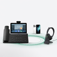 Teléfono IP Inteligente Yealink T88V Pro con Android 13, Teléfono de Escritorio Empresarial SIP VoIP