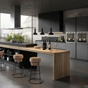 Gabinetes de Cocina Europeos Modernos, Modulares e Inteligentes, con Cubiertas de Mármol y Vidrio, para Uso en Apartamentos - Product Image 3