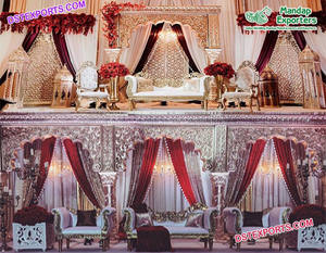 Scène de mariage indien Parvati, grandes changement de couleur, scène de mariage royale, moderne, en Fiber, royaume-uni - Product Image 2