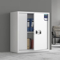 Armoire à dossiers en acier moderne avec serrure électronique à code, antivol, pour archivage, armoire à documents confidentiels en acier