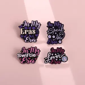 Épingles en émail de la célèbre chanteuse pop, texte de chanson In My Lover GIRL, broches boule disco, badges en métal pour revers, bijoux cadeau pour fans et amis - Product Image 3