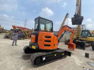 Escavatore <span class=keywords><strong>HITACHI</strong></span> ZX55USR da 5 Tonnellate Usato Pronto all'Uso, Macchina da Scavo Economica di Seconda Mano per Sviluppo del Terreno - Product Image 2