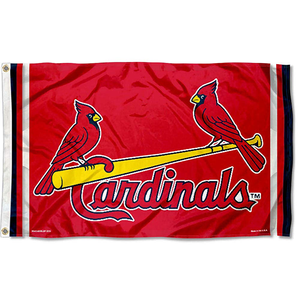 Bandera de los St. Louis Cardinals de la MLB de Alta Calidad, Impresa a Medida, 3x5 pies, 100% Poliéster, Doble Cara - Product Image 1