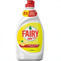 Savon liquide vaisselle Fairy Plus au citron avec une puissance alternative à celle du blanchiment 600ml