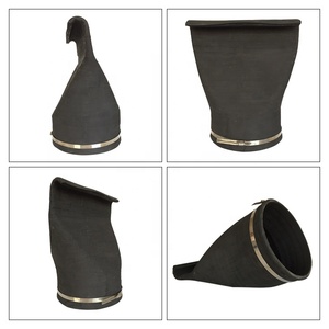 Clapet anti-retour en caoutchouc à bride XH81250-475-X en EPDM, résistant à l'abrasion, aux intempéries, à la corrosion et aux eaux usées - Product Image 2
